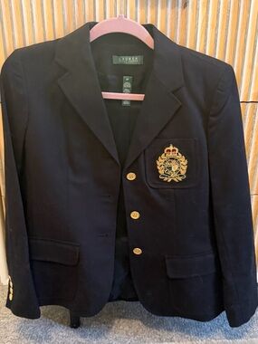 Lauren Ralph Lauren Blazer with Embroidered Crest